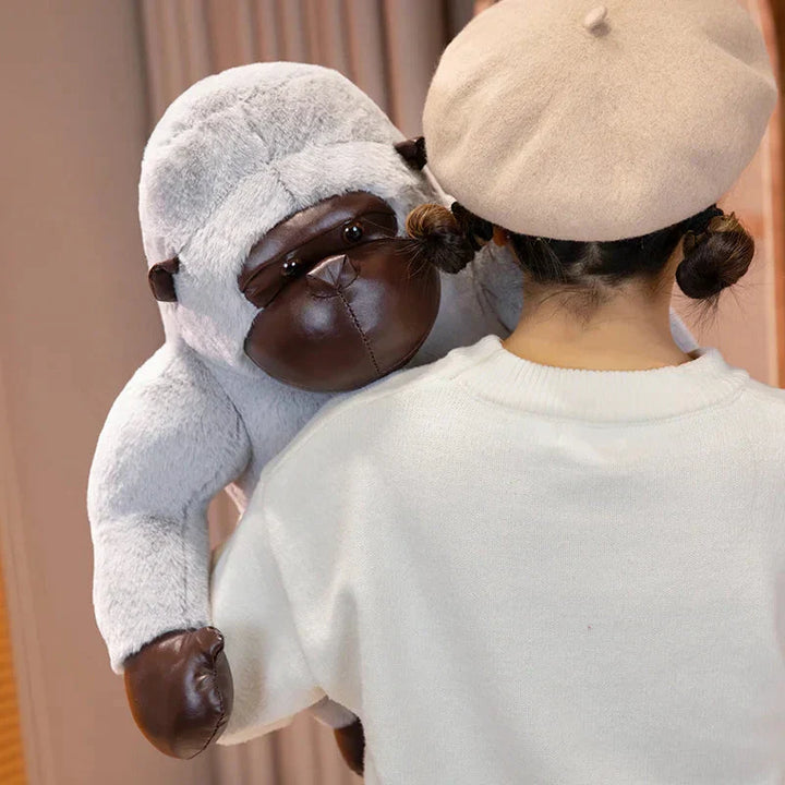 BowLift | Chunky Black Silver Gorilla Ape Plushies