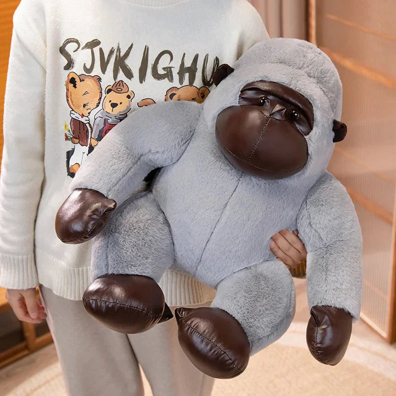 BowLift | Chunky Black Silver Gorilla Ape Plushies