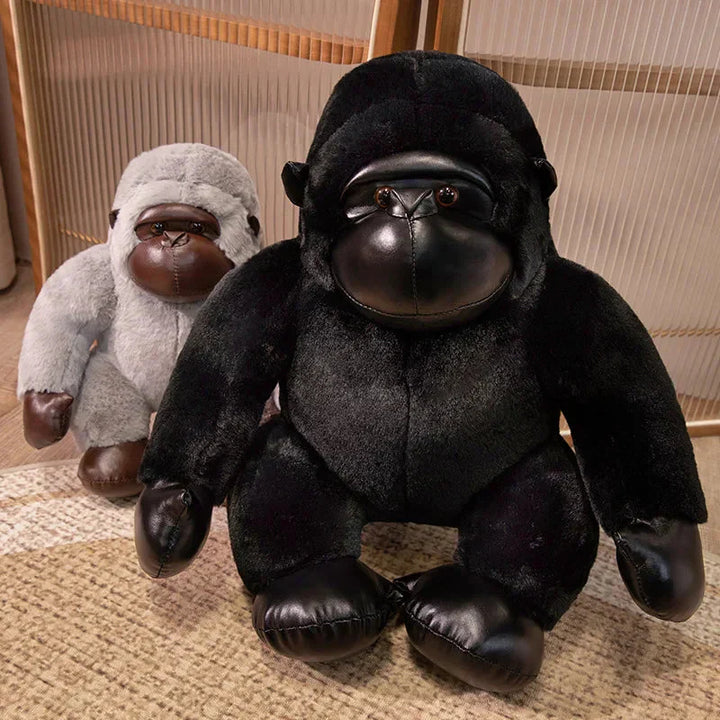 BowLift | Chunky Black Silver Gorilla Ape Plushies