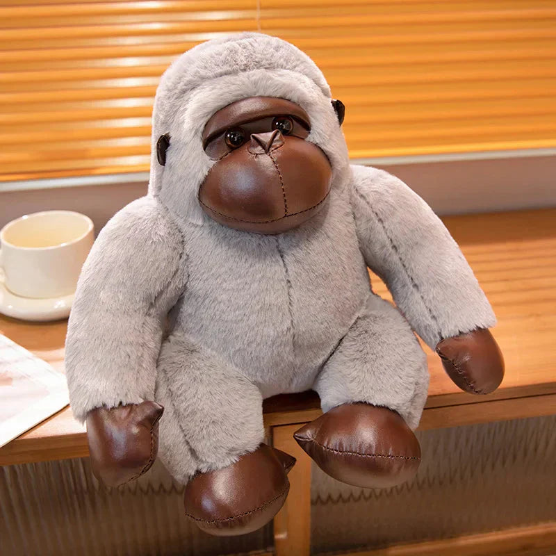 BowLift | Chunky Black Silver Gorilla Ape Plushies