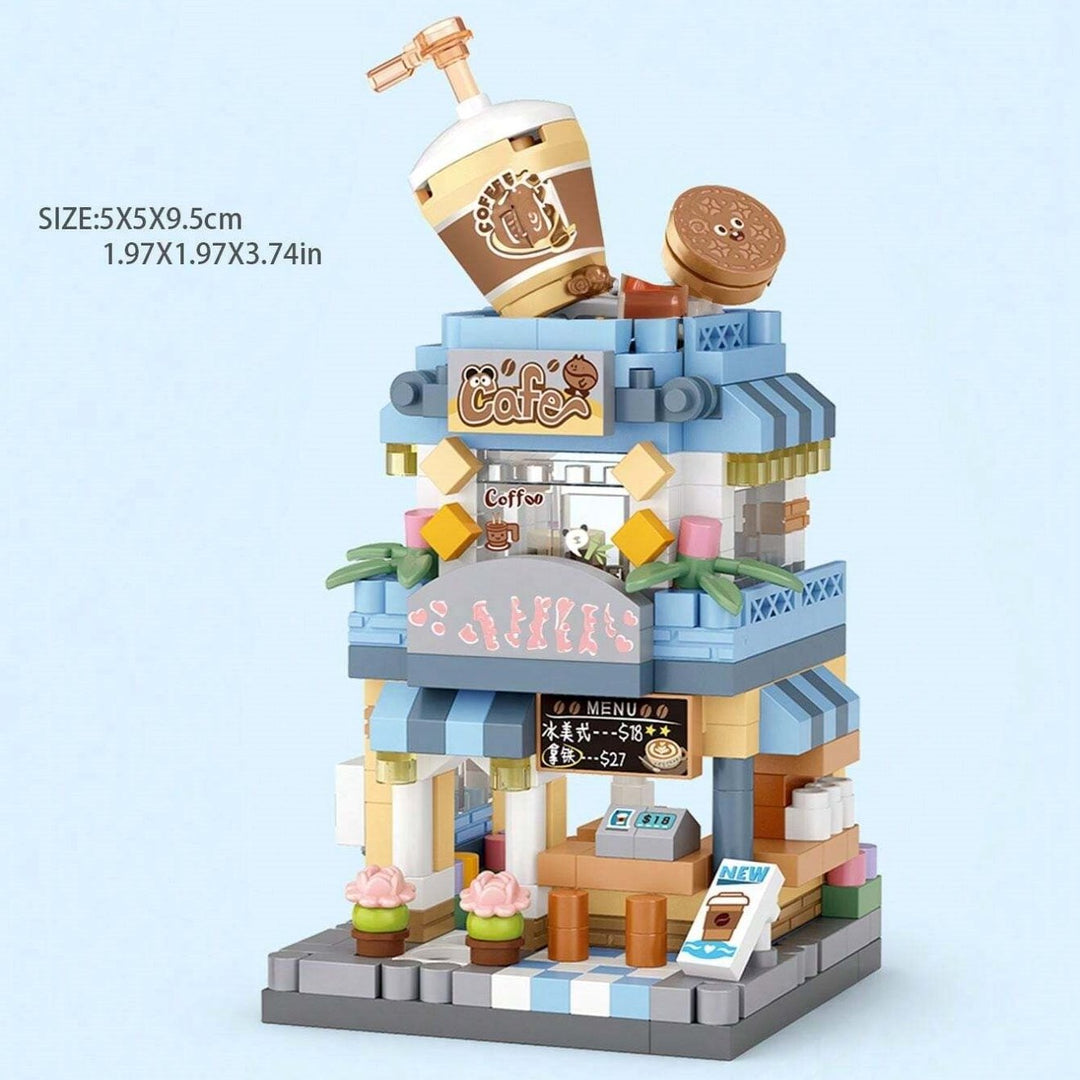BowLift | City View Ice Cream Panda Cafes Flower Camera Shops Micro Building Sets