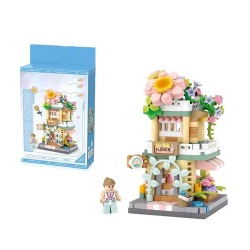 BowLift | City View Ice Cream Panda Cafes Flower Camera Shops Micro Building Sets