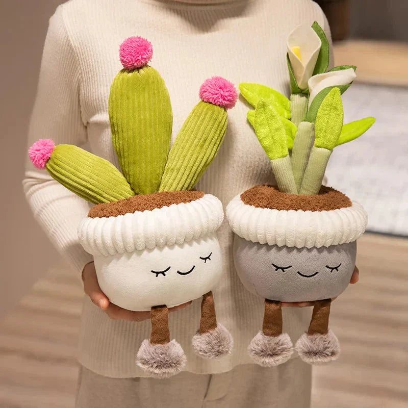 BowLift | Cute Cactus Flower Plant Plushie