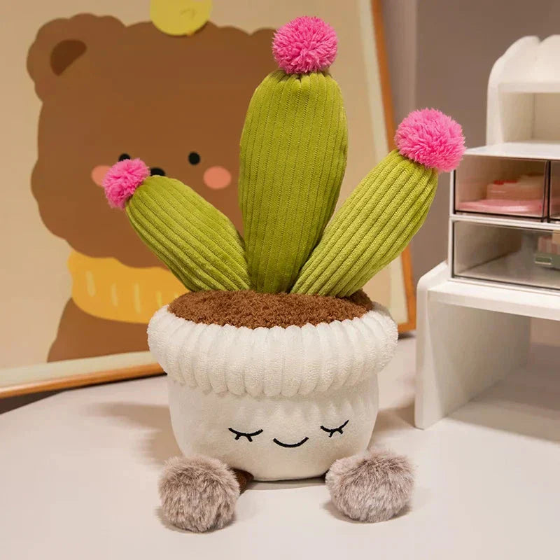 BowLift | Cute Cactus Flower Plant Plushie