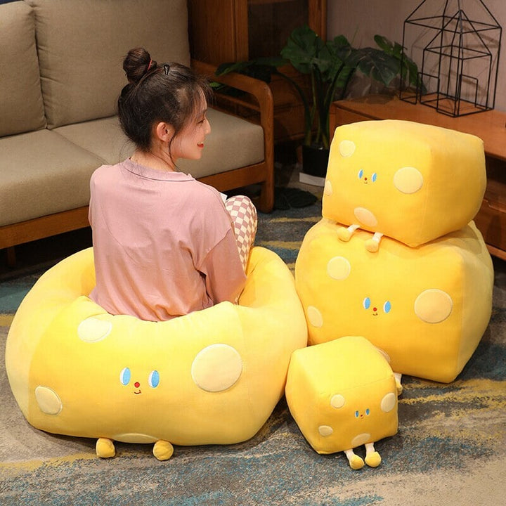 BowLift | Cute Cube Cheese Block Plushie