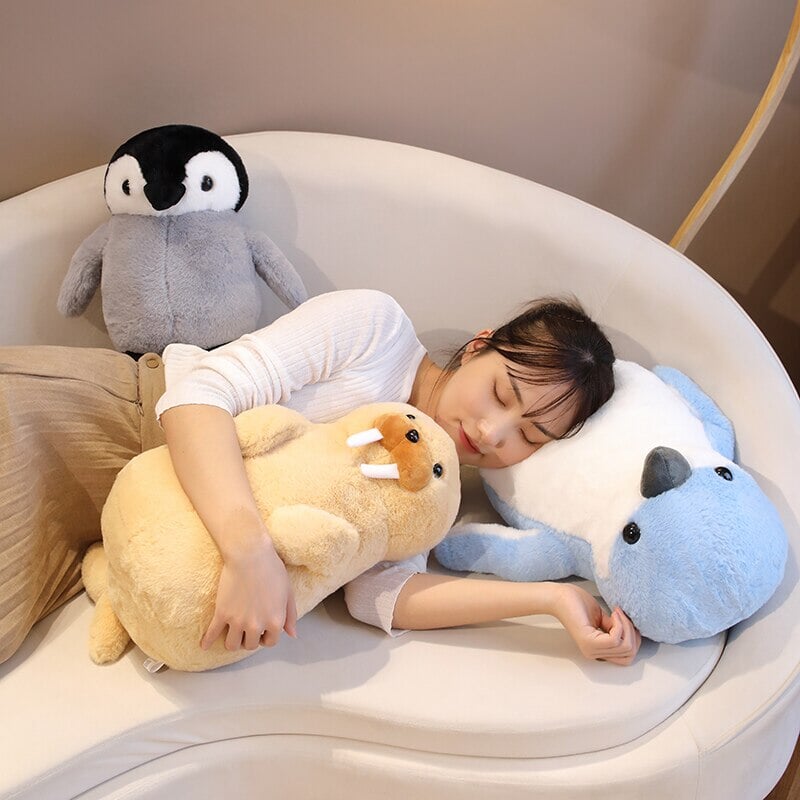 BowLift | Cute Fluffy Penguin Walrus Plushies