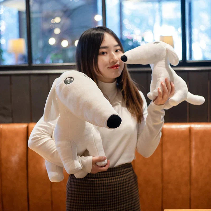 BowLift | Cute Long Nose Borzoi Dog Plush