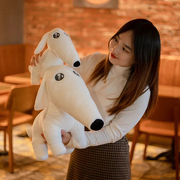 BowLift | Cute Long Nose Borzoi Dog Plush
