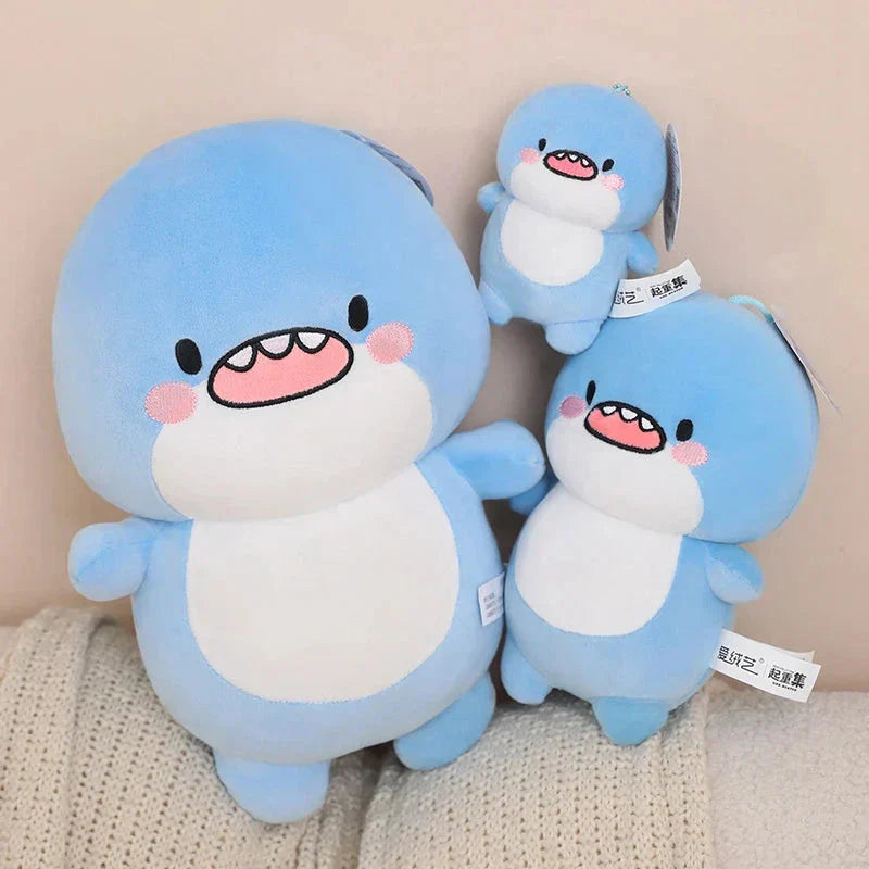 BowLift | Fatty Blue Cartoon Shark Plush