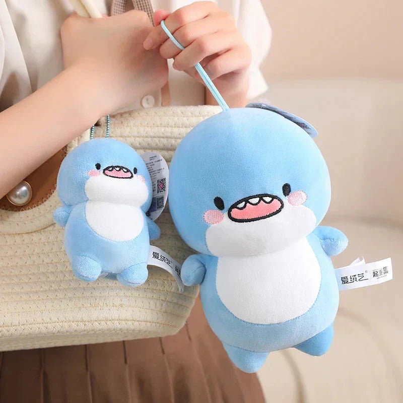BowLift | Fatty Blue Cartoon Shark Plush