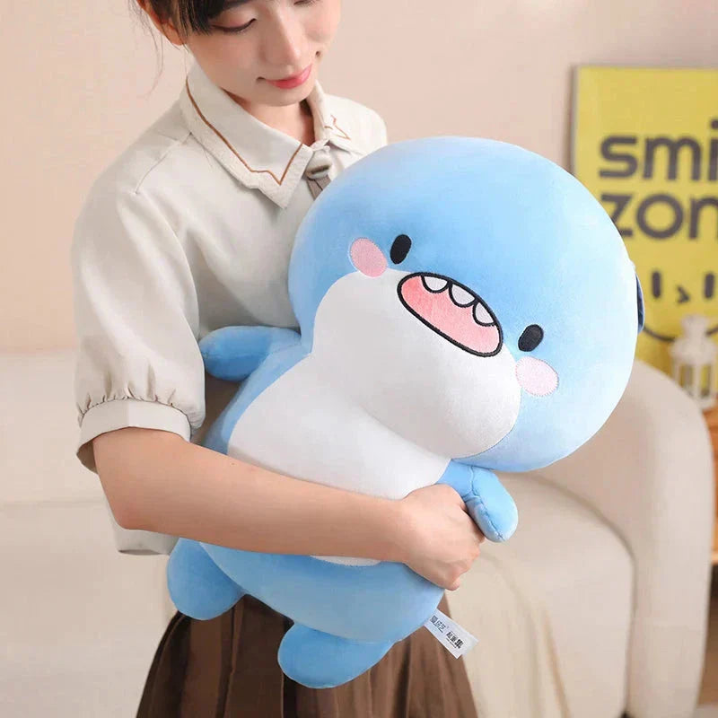 BowLift | Fatty Blue Cartoon Shark Plush