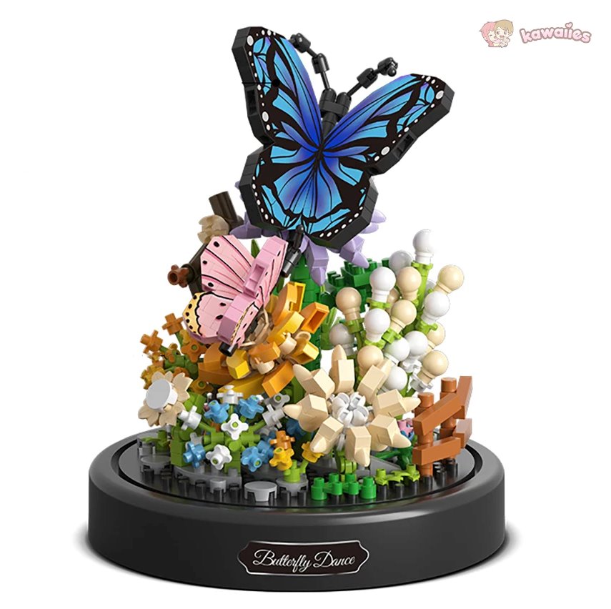 BowLift | Flowers Insects Butterfly Bee Nano Building Blocks
