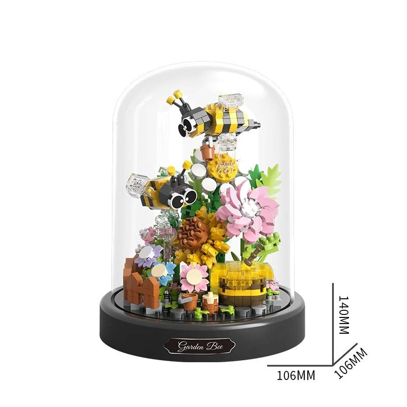 BowLift | Flowers Insects Butterfly Bee Nano Building Blocks