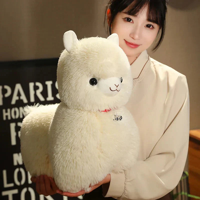 BowLift | Fluffy Alpaca Llama Plushies with Bell