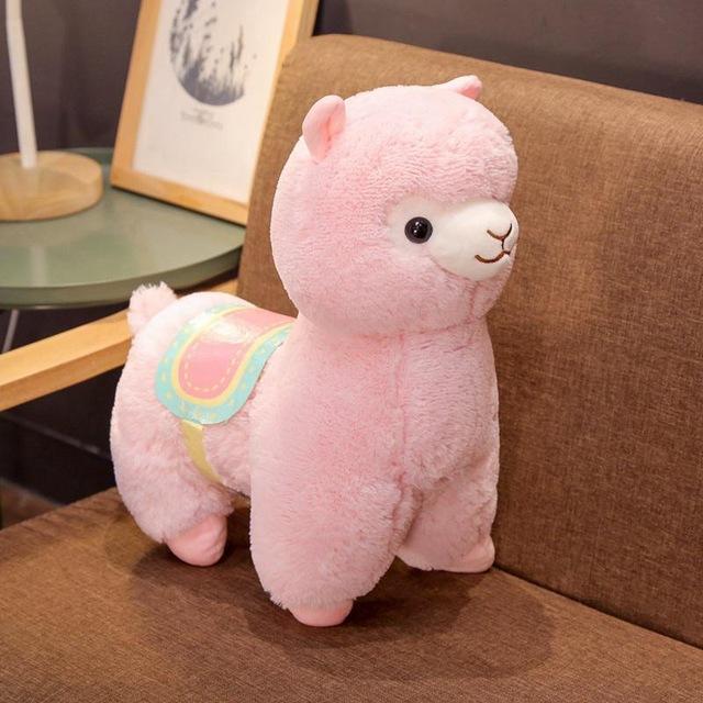 BowLift | Kawaii Pink Purple White Fluffy Alpaca Plushie Collection