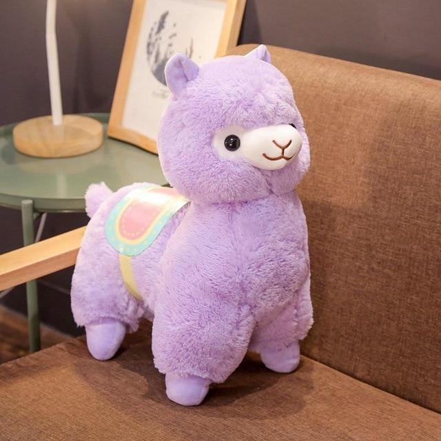 BowLift | Kawaii Pink Purple White Fluffy Alpaca Plushie Collection