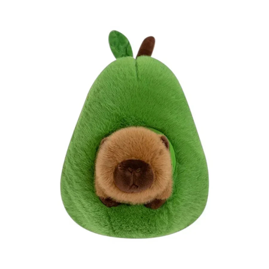 BowLift | Fluffy Avocado Capybara Plushie