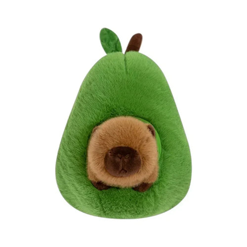 BowLift | Fluffy Avocado Capybara Plushie