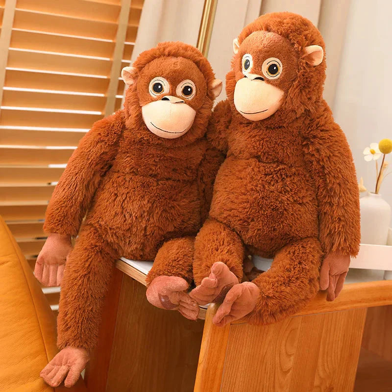 BowLift | Fluffy Baby Orangutan Monkey Plushie