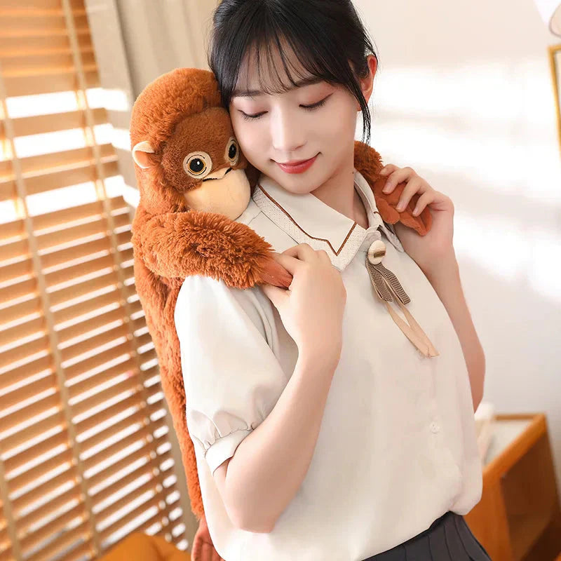 BowLift | Fluffy Baby Orangutan Monkey Plushie