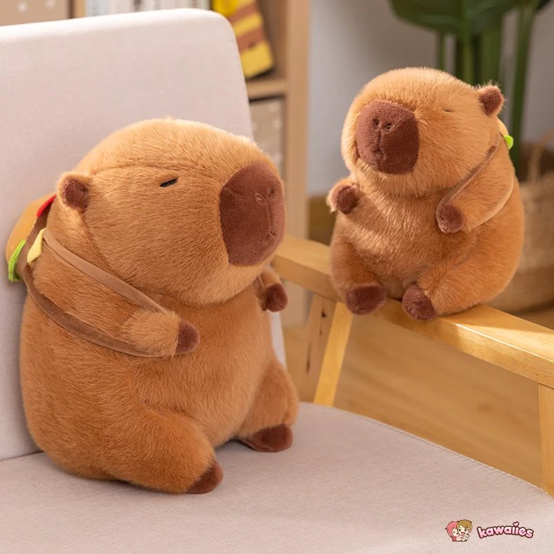 BowLift | Fluffy Capybara Burger Bag Plushies
