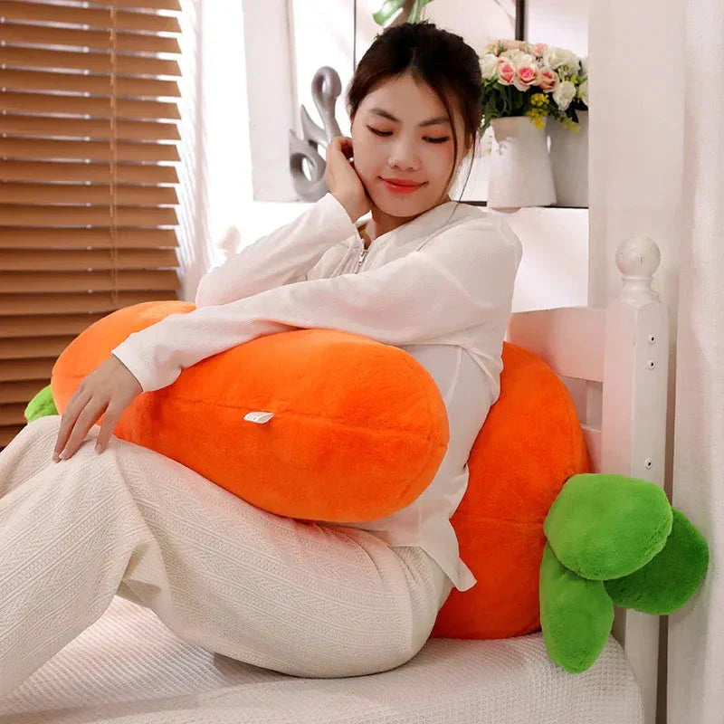 BowLift | Fluffy Carrot Plushie with Mini Hanging Carrots