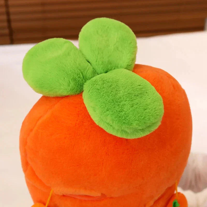 BowLift | Fluffy Carrot Plushie with Mini Hanging Carrots