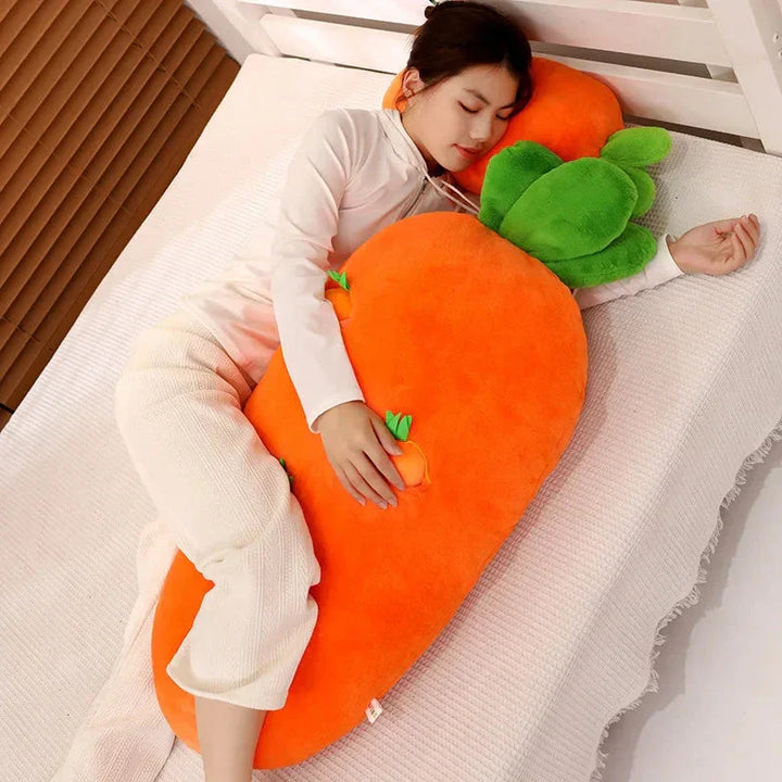 BowLift | Fluffy Carrot Plushie with Mini Hanging Carrots