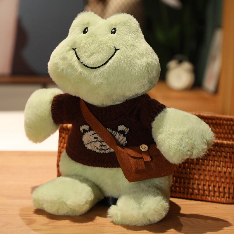 BowLift | Fluffy Cheerful Frog Plushie Collection