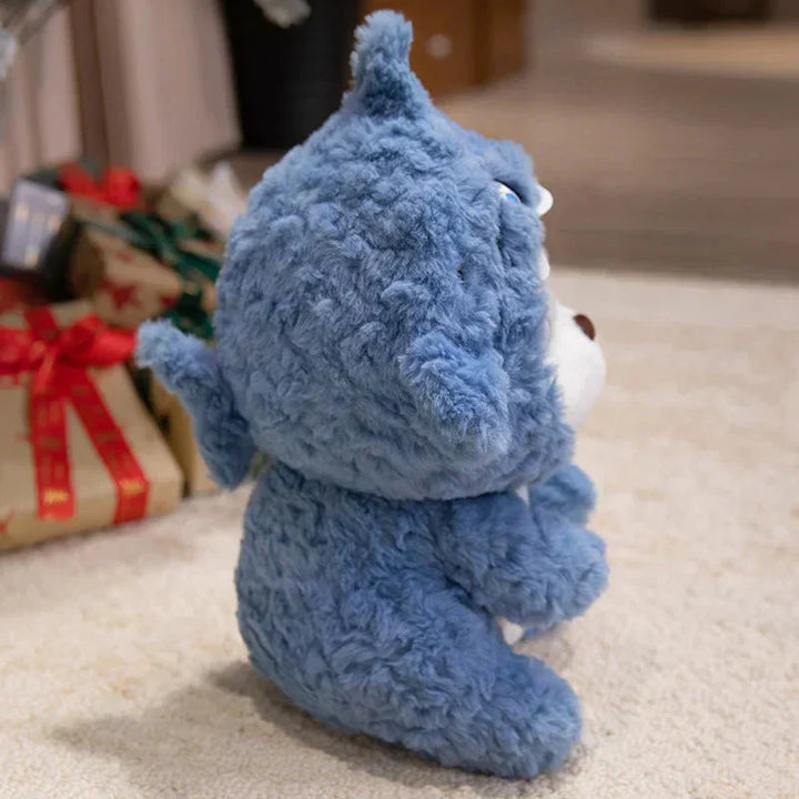 BowLift | Fluffy Dog & Cat in Shark Outfit Plushie