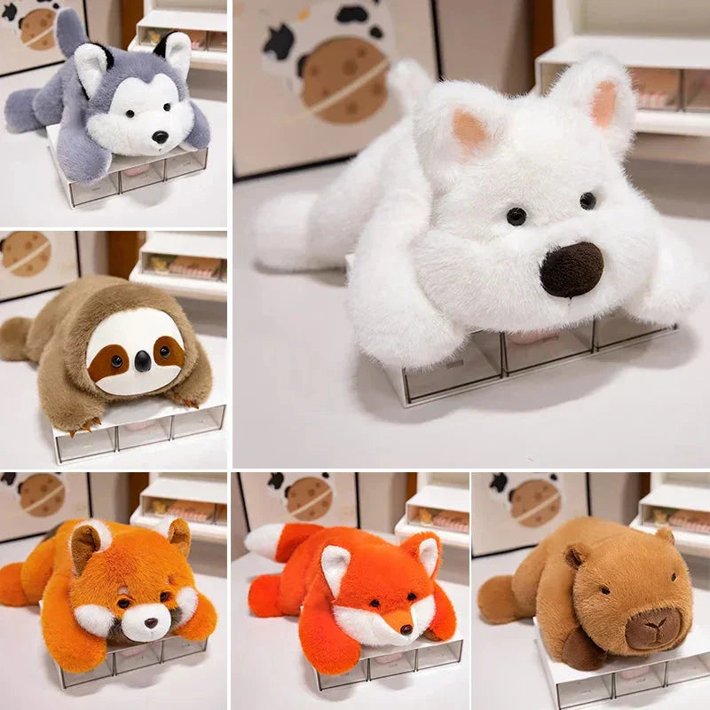 BowLift | Fluffy Laying Animal Family Plushies