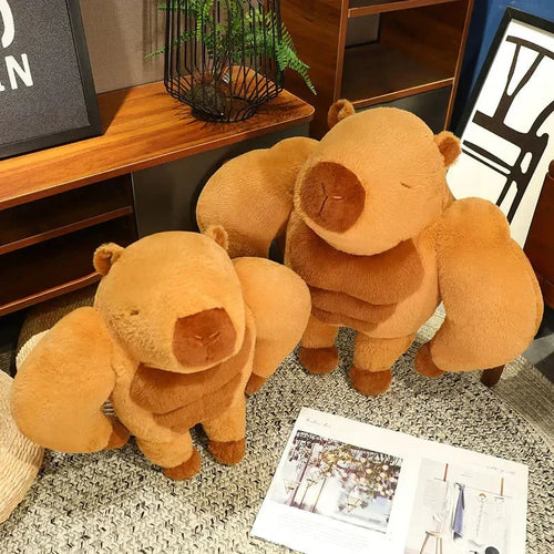 BowLift | Fluffy Muscular Capybara Plush