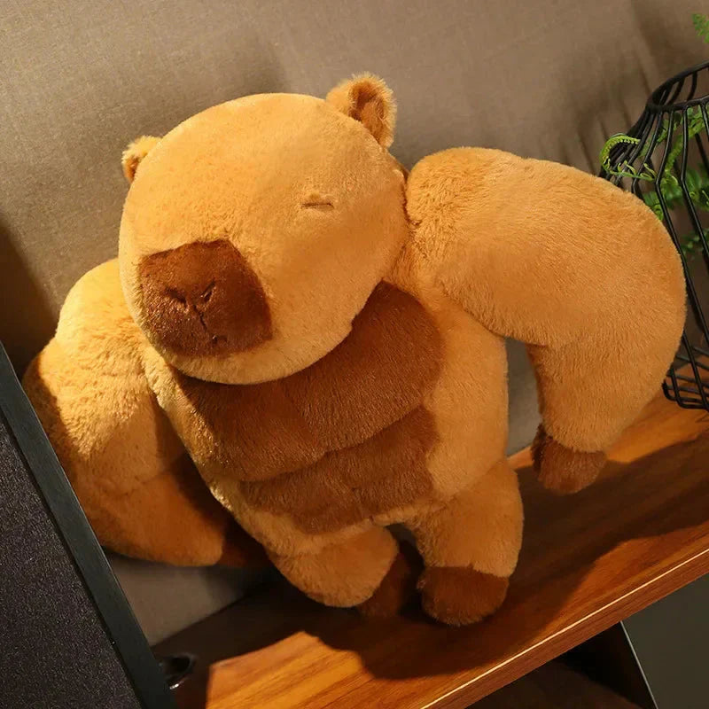 BowLift | Fluffy Muscular Capybara Plush