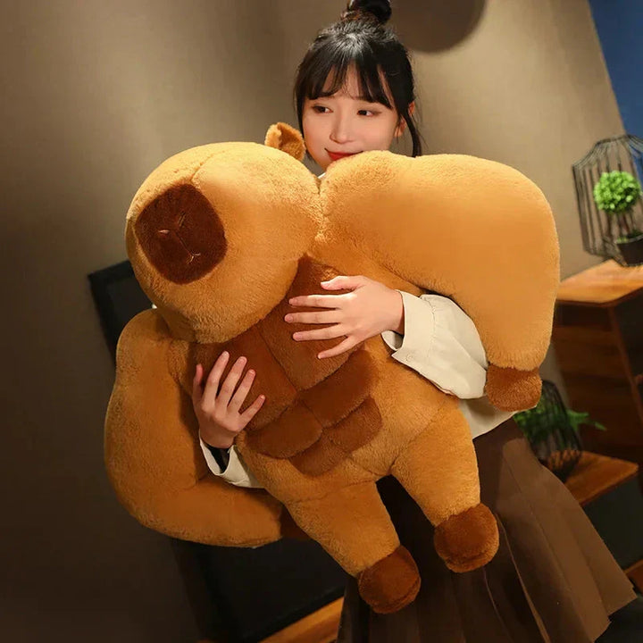 BowLift | Fluffy Muscular Capybara Plush