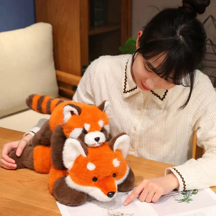 BowLift | Fluffy Red Panda & Fox Plushies