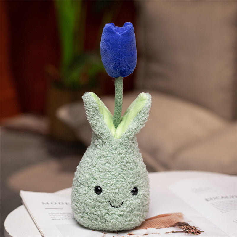 BowLift | Friendly Cuddly Tulip 22cm Flower Pot Plushie Collection