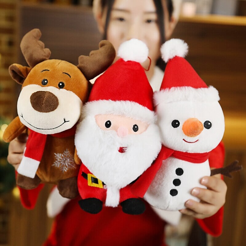 BowLift | Friendly Santa Reindeer Snowman Plushies
