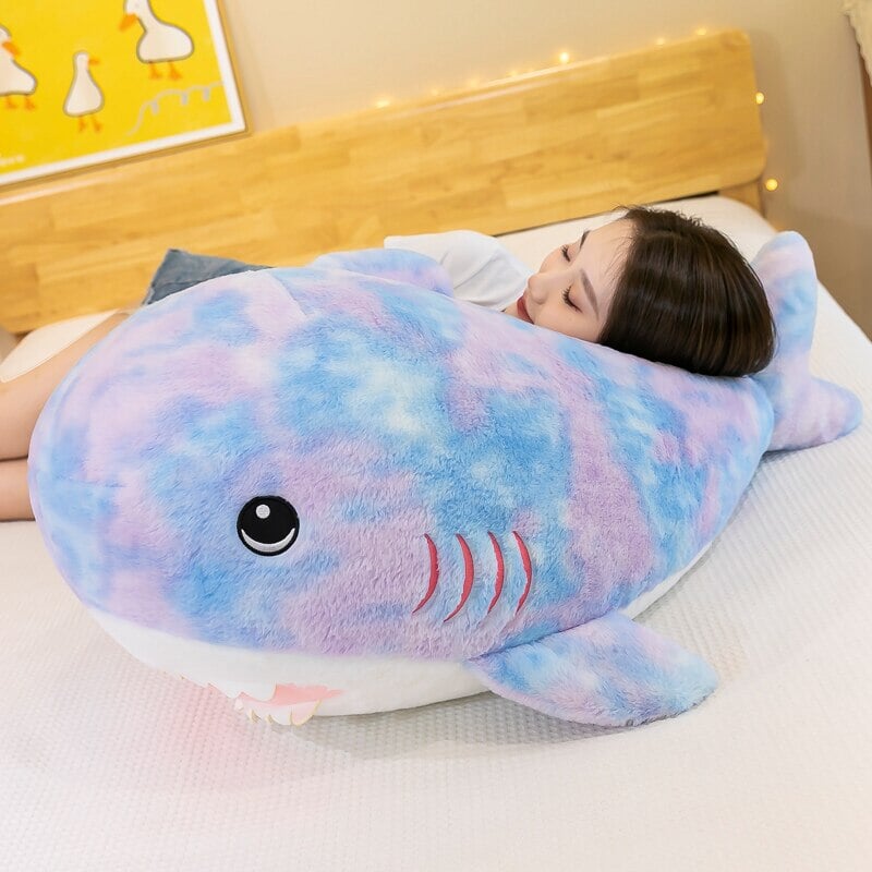 BowLift | Fuzzy Rainbow Shark Plushie