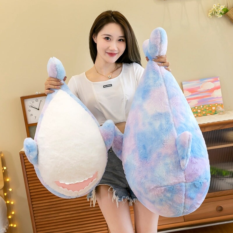 BowLift | Fuzzy Rainbow Shark Plushie