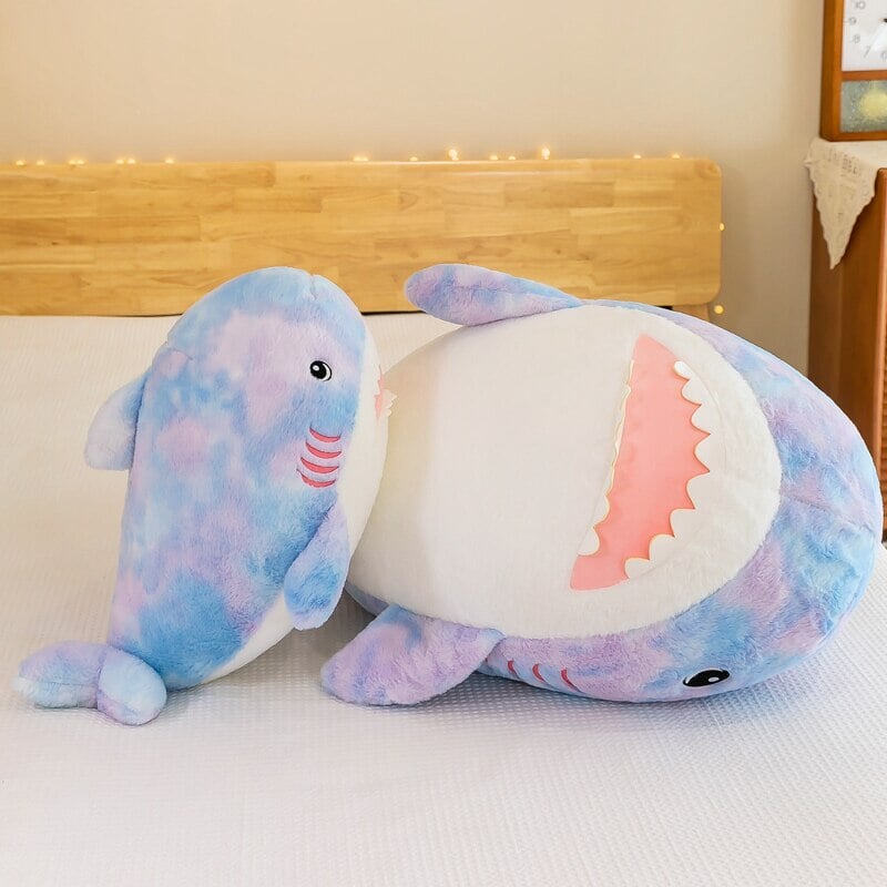 BowLift | Fuzzy Rainbow Shark Plushie