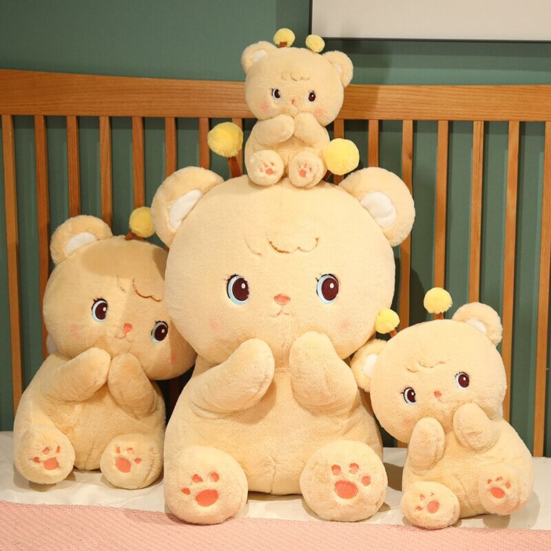 BowLift | Gem the Bumble Bee Brown Bear Plushie