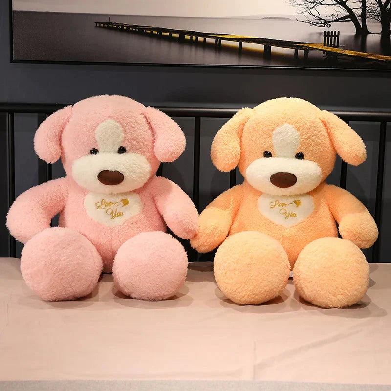 BowLift | Giant 35in Fluffy Dog Teddy Bear Soft Toy