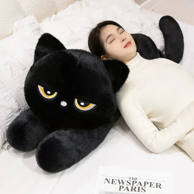 BowLift | Giant Black Grey Cat Plushies