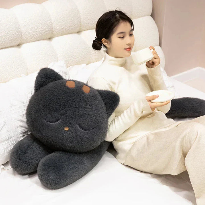 BowLift | Giant Black Grey Cat Plushies