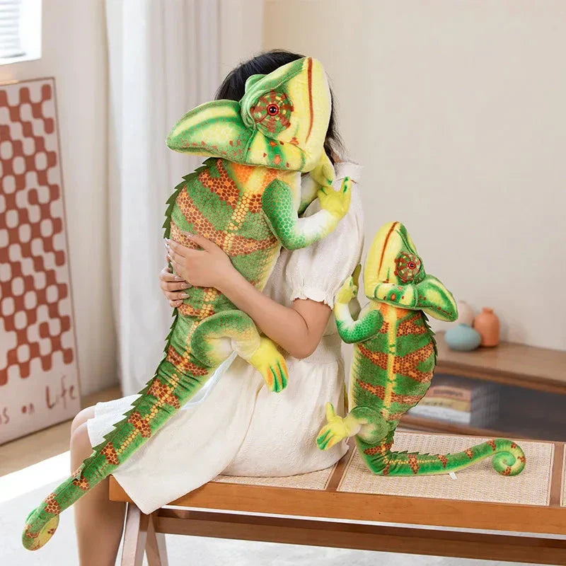 BowLift | Giant Green Chameleon Plushie