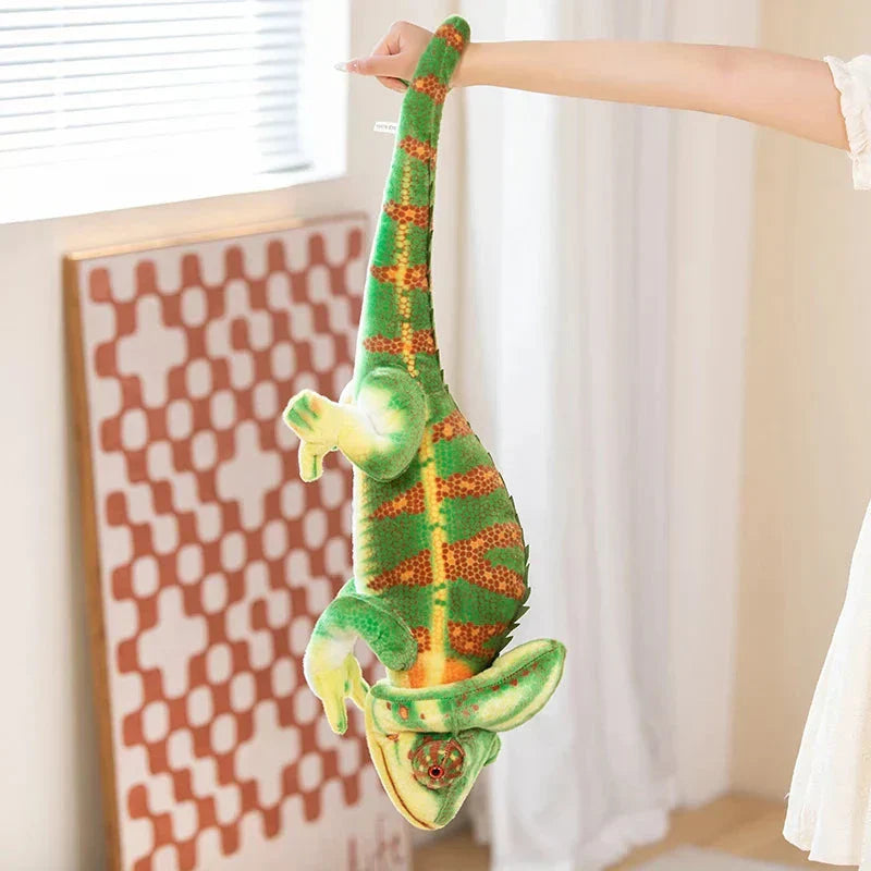 BowLift | Giant Green Chameleon Plushie