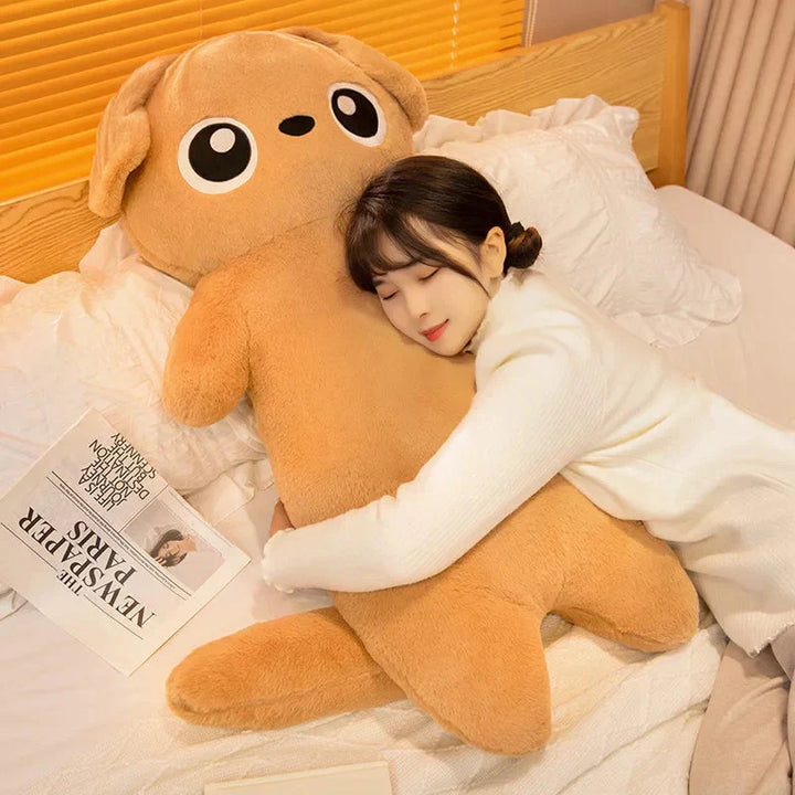 BowLift | Giant Kawaii Ginger Black Gray Doll-Shape Dog Plushies