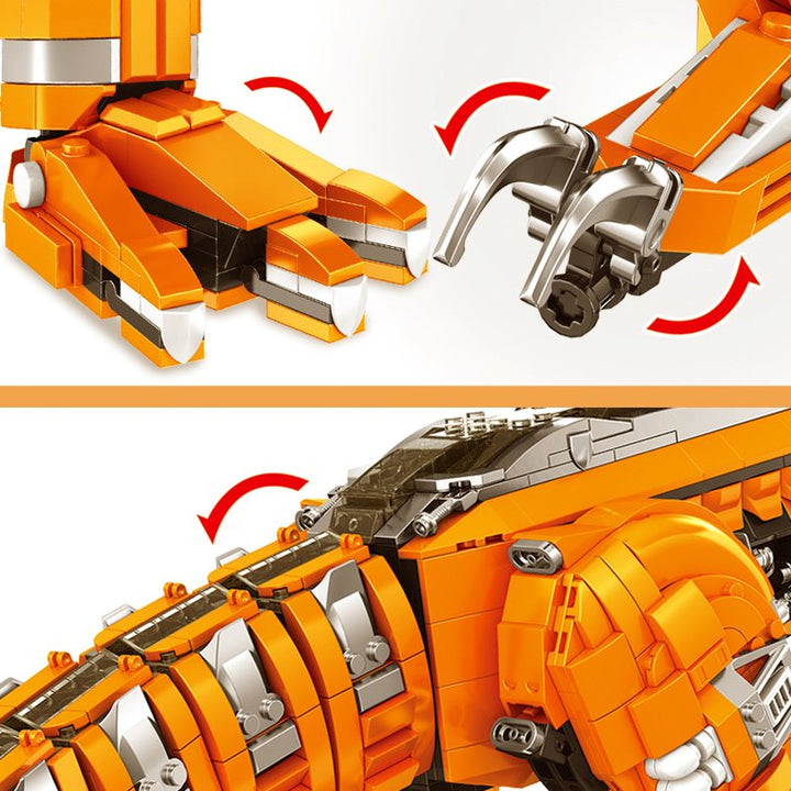 BowLift | Golden Carnosaurus Building Blocks