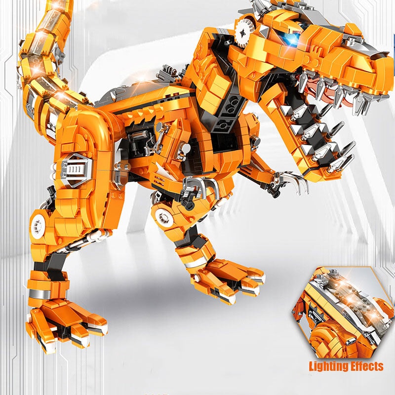 BowLift | Golden Carnosaurus Building Blocks