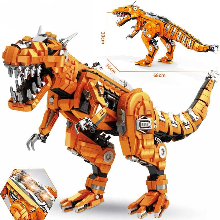 BowLift | Golden Carnosaurus Building Blocks
